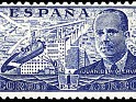 Spain 1941 Juan De La Cierva 1 Ptas Azul Edifil 944